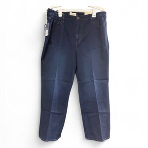 Size 20 Universal Thread Women's Straight Leg Jeans - Dark Blue